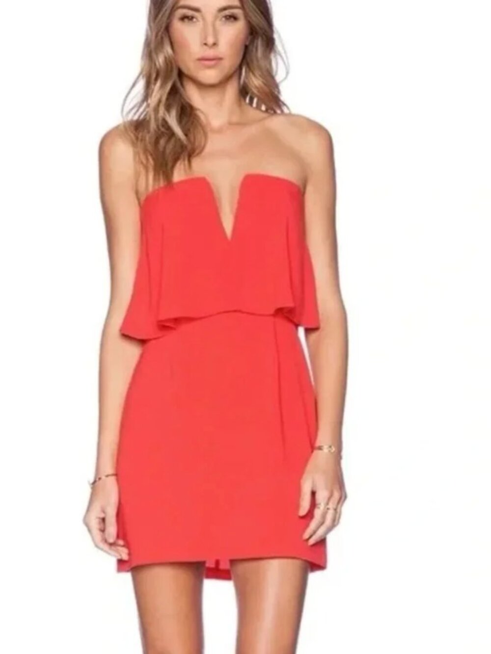 ❤️ BCBG MaxAzria ‘Kate’ Strapless Mini Dress – Red Berry | Size 6 ❤️